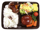 ハンバーグ弁当 浦島共同作業所の製品